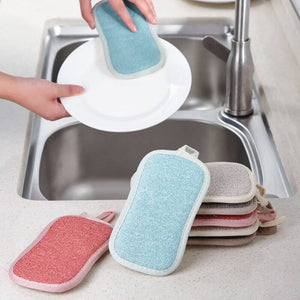 Reusable, Durable Non-Scratch Sponge 2pcs