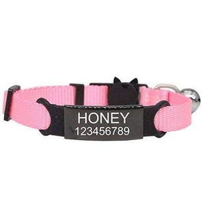 Custom Cat Collar | Personalized ID Free Engraving For Cat or Small Dog Pawfect