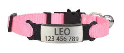 Custom Cat Collar | Personalized ID Free Engraving For Cat or Small Dog Pawfect