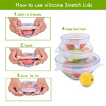 Load image into Gallery viewer, Silicone Stretch Lids 6Pack Various Sizes
