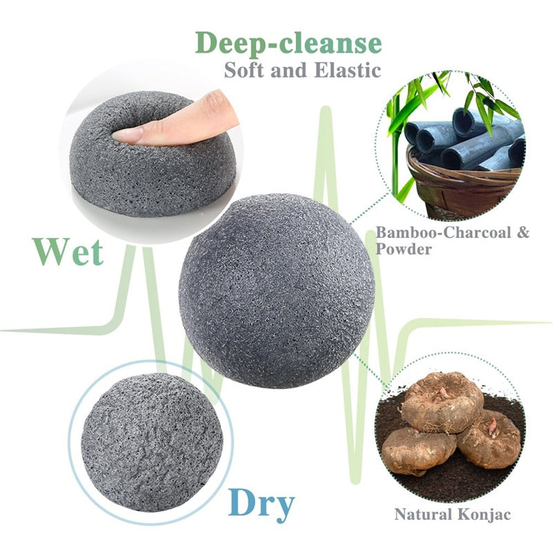 Natural Konjac Facial Cleansing Sponge