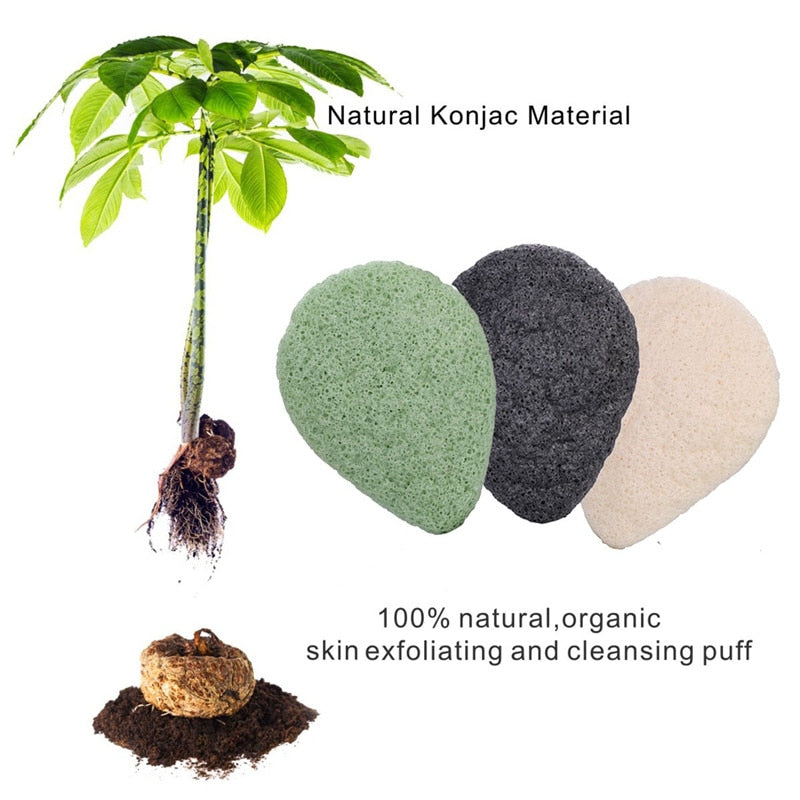 Natural Konjac Facial Cleansing Sponge