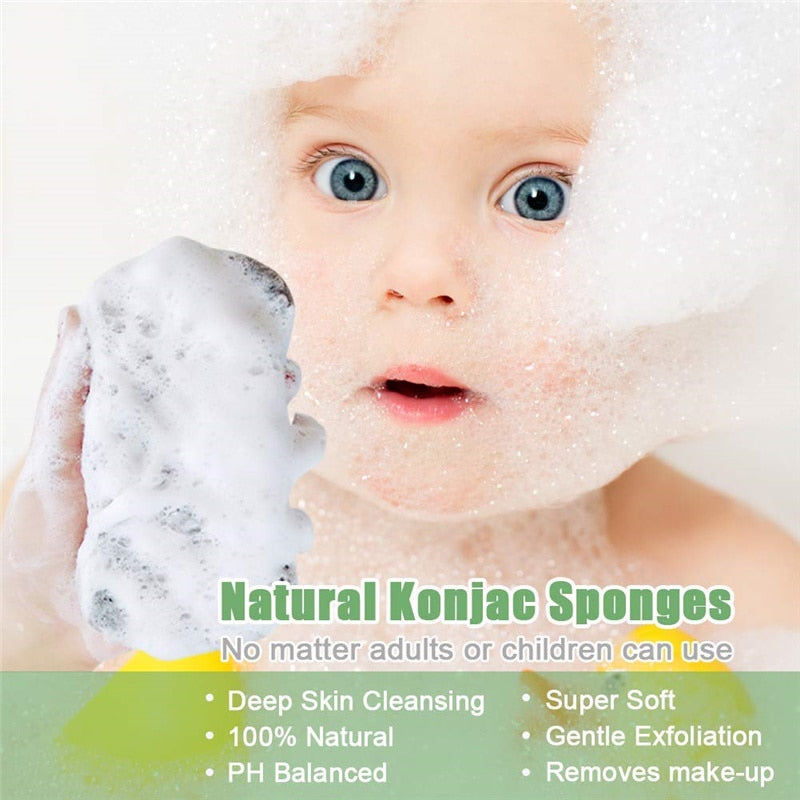 Natural Konjac Facial Cleansing Sponge