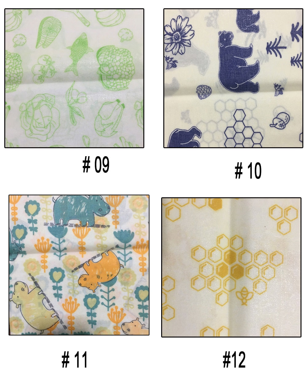 Organic Beeswax Food Wraps, Eco-Friendly & Reusable