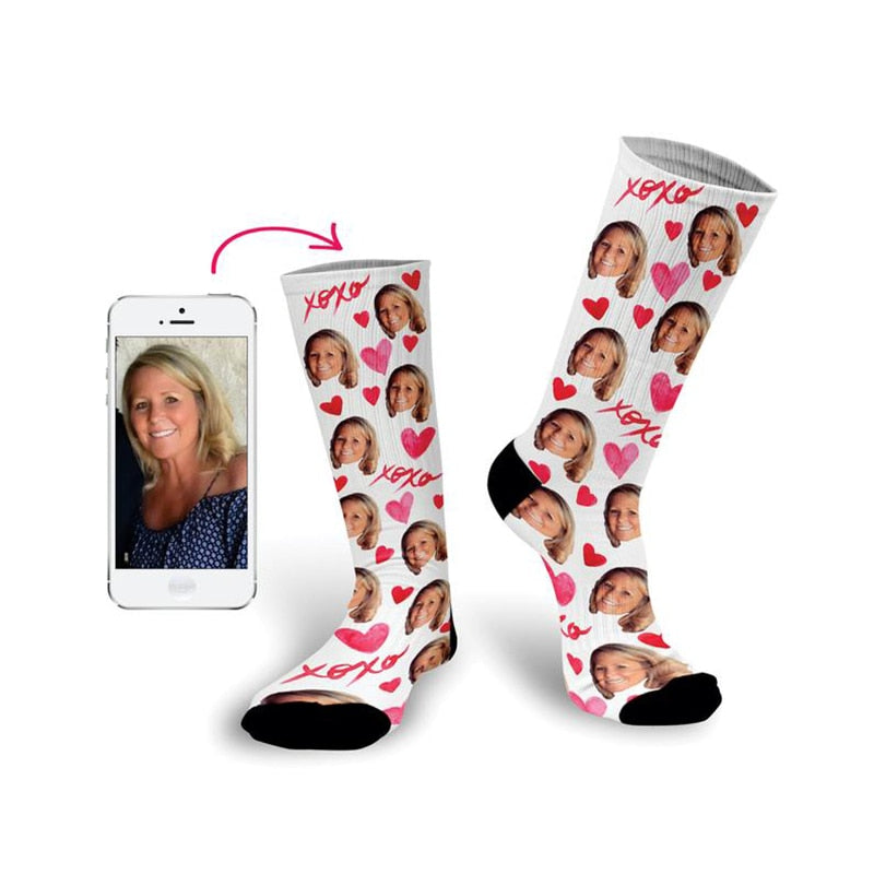 Custom Print Socks for Men Women