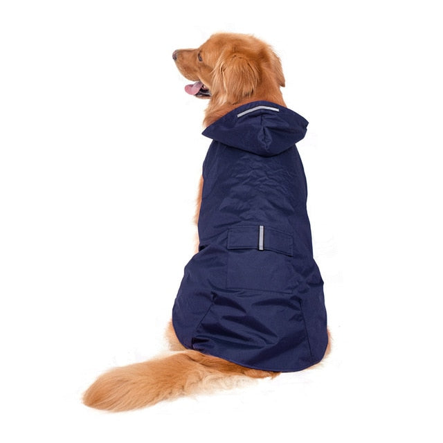 Waterproof Raincoat For Large Dogs