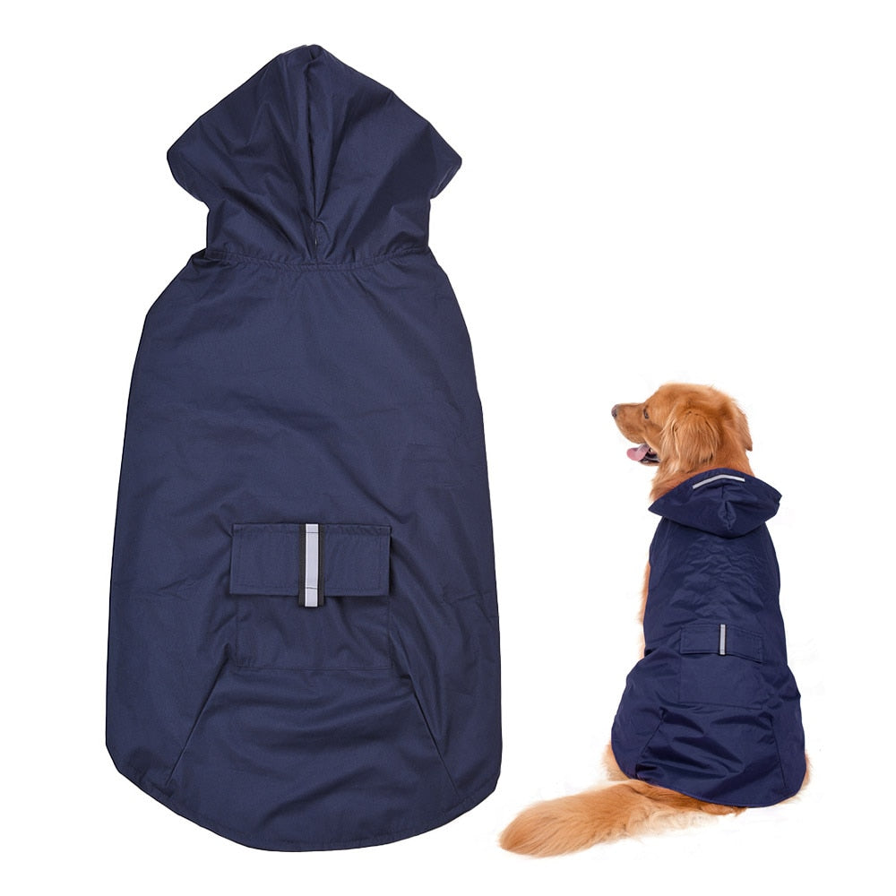 Waterproof Raincoat For Large Dogs