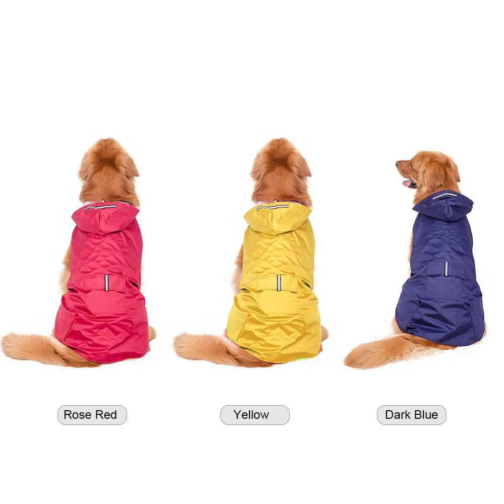 Waterproof Raincoat For Large Dogs