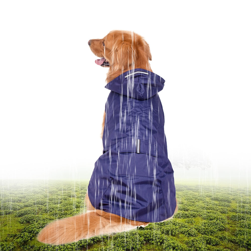 Waterproof Raincoat For Large Dogs