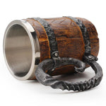 Load image into Gallery viewer, Crude Wood Mug / Double Wall Insulated Tumbler
