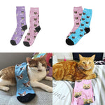 Load image into Gallery viewer, Custom 3D Print Cat Socks
