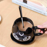 Load image into Gallery viewer, Black Cat Ceramics Mug [Coffee Mug + Spoon + Tray] - PawOfFun
