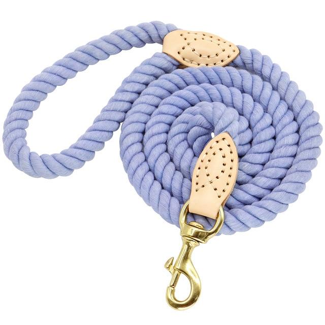 150cm Dog Leash | Round Cotton Lead Rope - PawOfFun