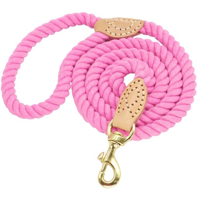 150cm Dog Leash | Round Cotton Lead Rope - PawOfFun