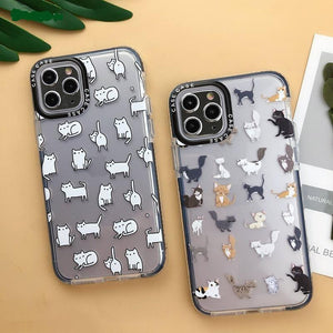 Cat Dog Cartoon Phone Cases - PawOfFun