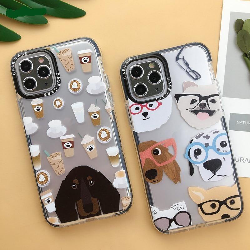 Cat Dog Cartoon Phone Cases - PawOfFun