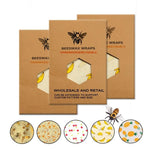 Load image into Gallery viewer, Organic Beeswax Food Wraps, Eco-Friendly &amp; Reusable
