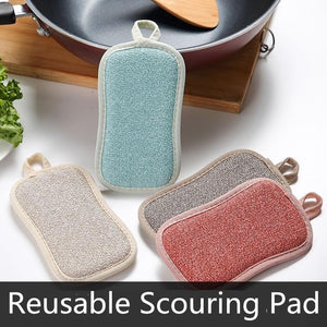 Reusable, Durable Non-Scratch Sponge 2pcs