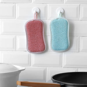 Reusable, Durable Non-Scratch Sponge 2pcs