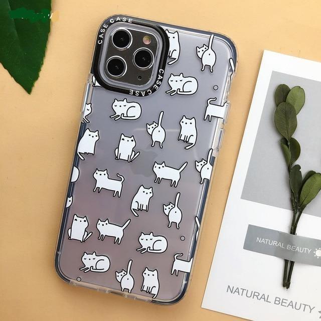 Cat Dog Cartoon Phone Cases - PawOfFun