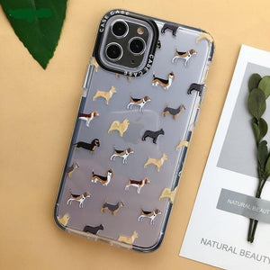 Cat Dog Cartoon Phone Cases - PawOfFun