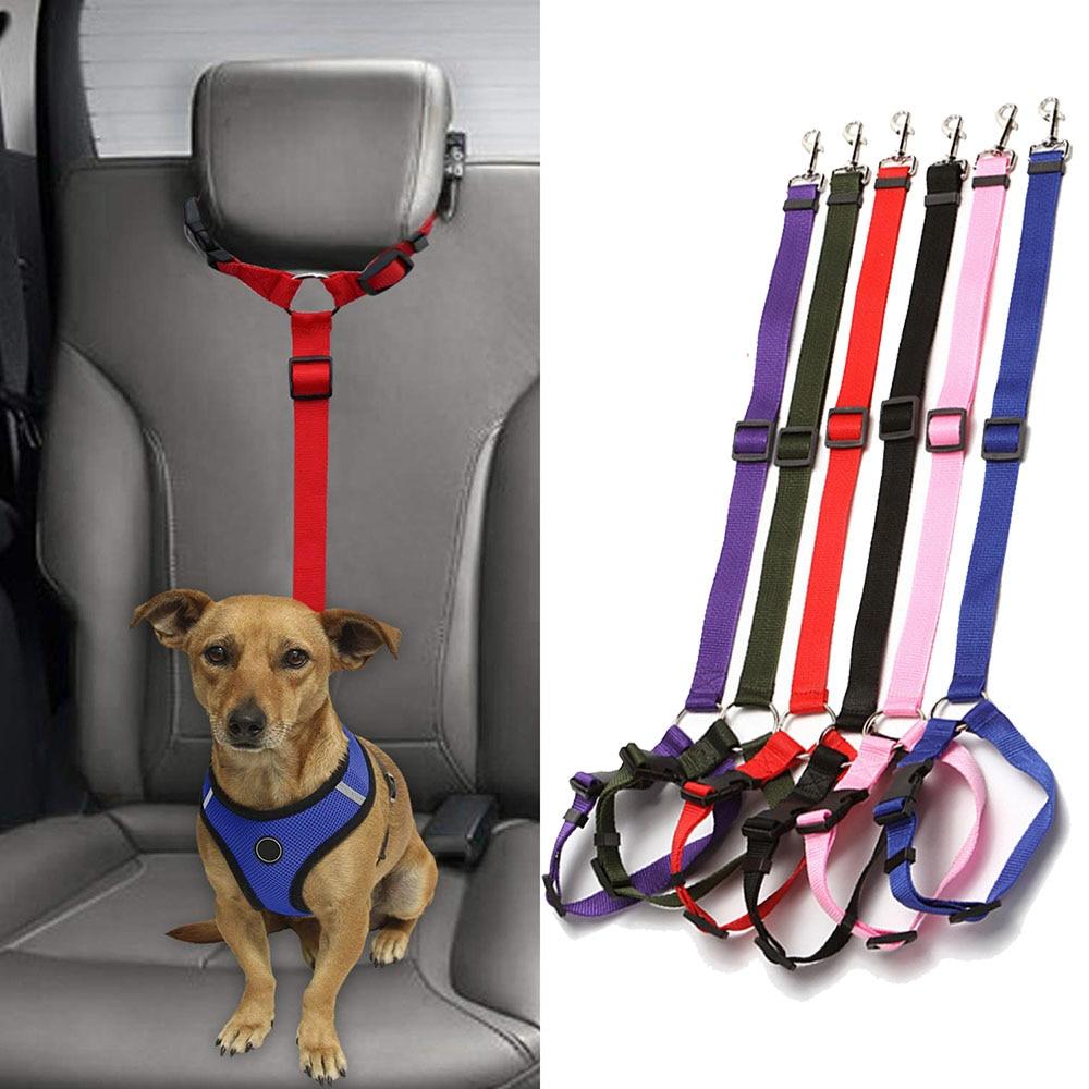 Adjustable Dog Seat Belt Harness Leash - PawOfFun