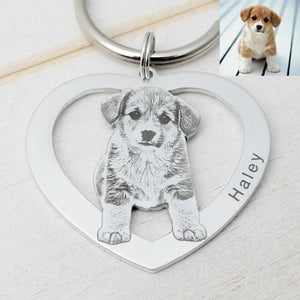 Custom Photo Keyring