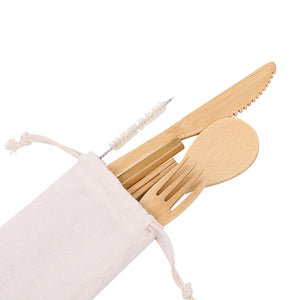 Organic Bamboo Utensils Set