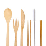 Load image into Gallery viewer, Organic Bamboo Utensils Set
