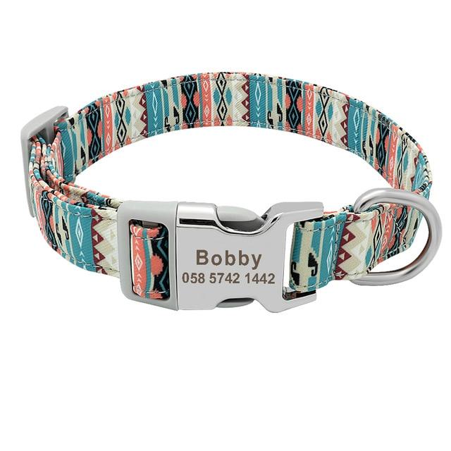 Custom Pet Collar Personalized For Dogs / Cats - PawOfFun