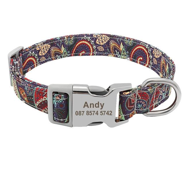 Custom Pet Collar Personalized For Dogs / Cats - PawOfFun