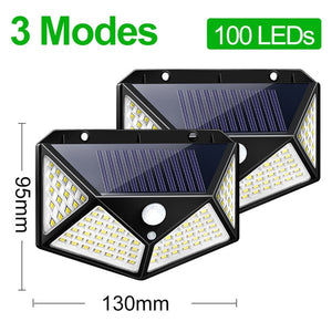 LED Outdoor Solar Light | Waterproof, PIR Motion Sensor, Garden Light