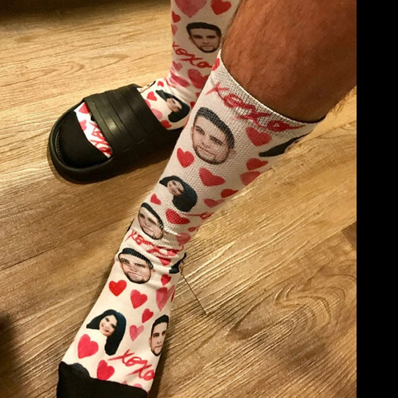 Custom Print Socks for Men Women