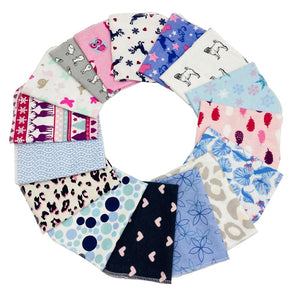 Paperless Towels 10x12 Inch 6pcs, Reusable Cotton Cloth Wipes