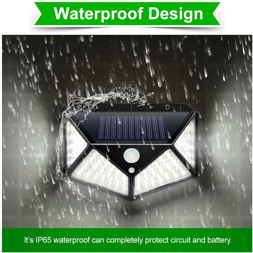 LED Outdoor Solar Light | Waterproof, PIR Motion Sensor, Garden Light