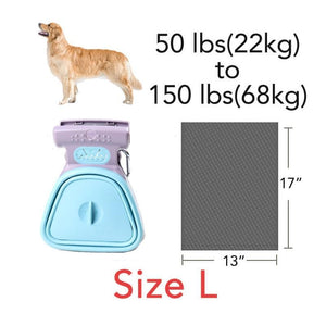 Dog Pet Pooper Scooper + Bio-decomposable bags - PawOfFun