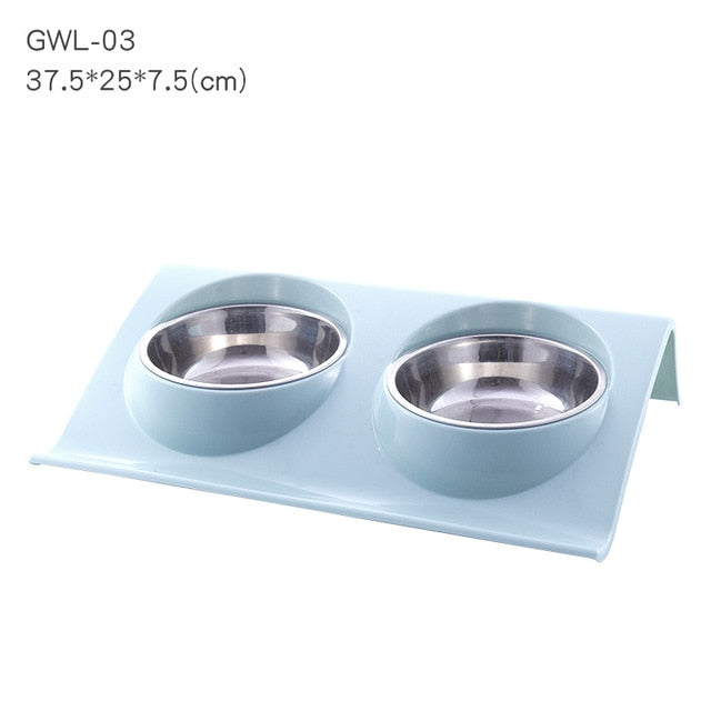 Pet Food & Water Bowls and Stand