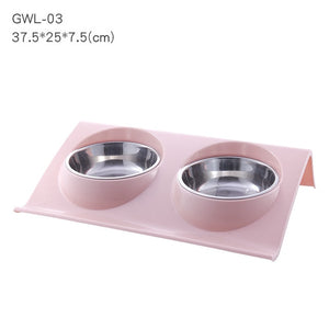 Pet Food & Water Bowls and Stand