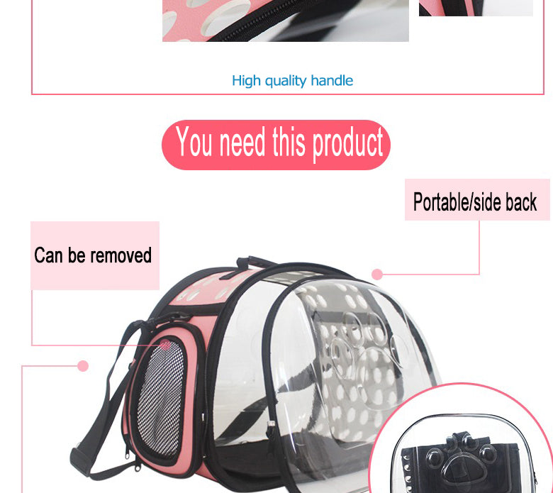 Transparent Pet Carrier