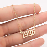 Load image into Gallery viewer, Personalised Year Necklace
