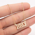 Load image into Gallery viewer, Personalised Year Necklace
