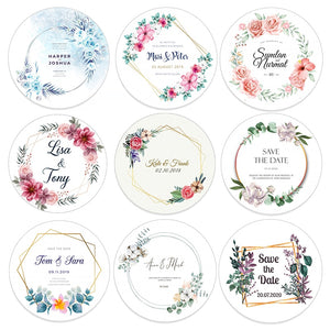 96pcs Custom Wedding Invitation Stickers