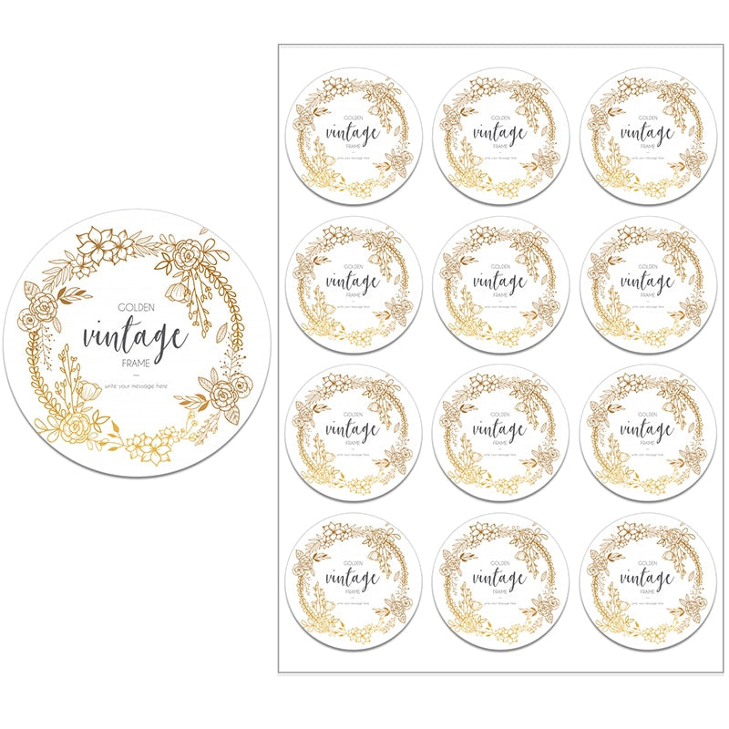 96pcs Custom Wedding Invitation Stickers