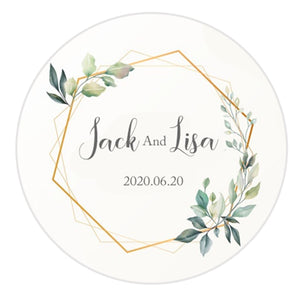 96pcs Custom Wedding Invitation Stickers