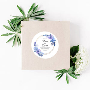 96pcs Custom Wedding Invitation Stickers