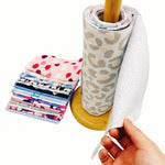 Load image into Gallery viewer, Paperless Towels 10x12 Inch 6pcs, Reusable Cotton Cloth Wipes
