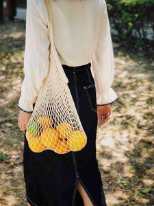 Mesh Tote Bag For Grocery, Reusable